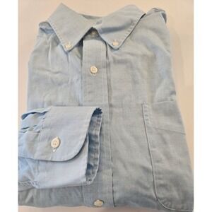 Lauren Ralph Lauren Men's Shirt 16.5 34/35‎ Light Blue Classic Fit Long Sleeve